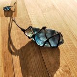 pendentif fluorite multicolore