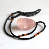 Quartz rose pendentif